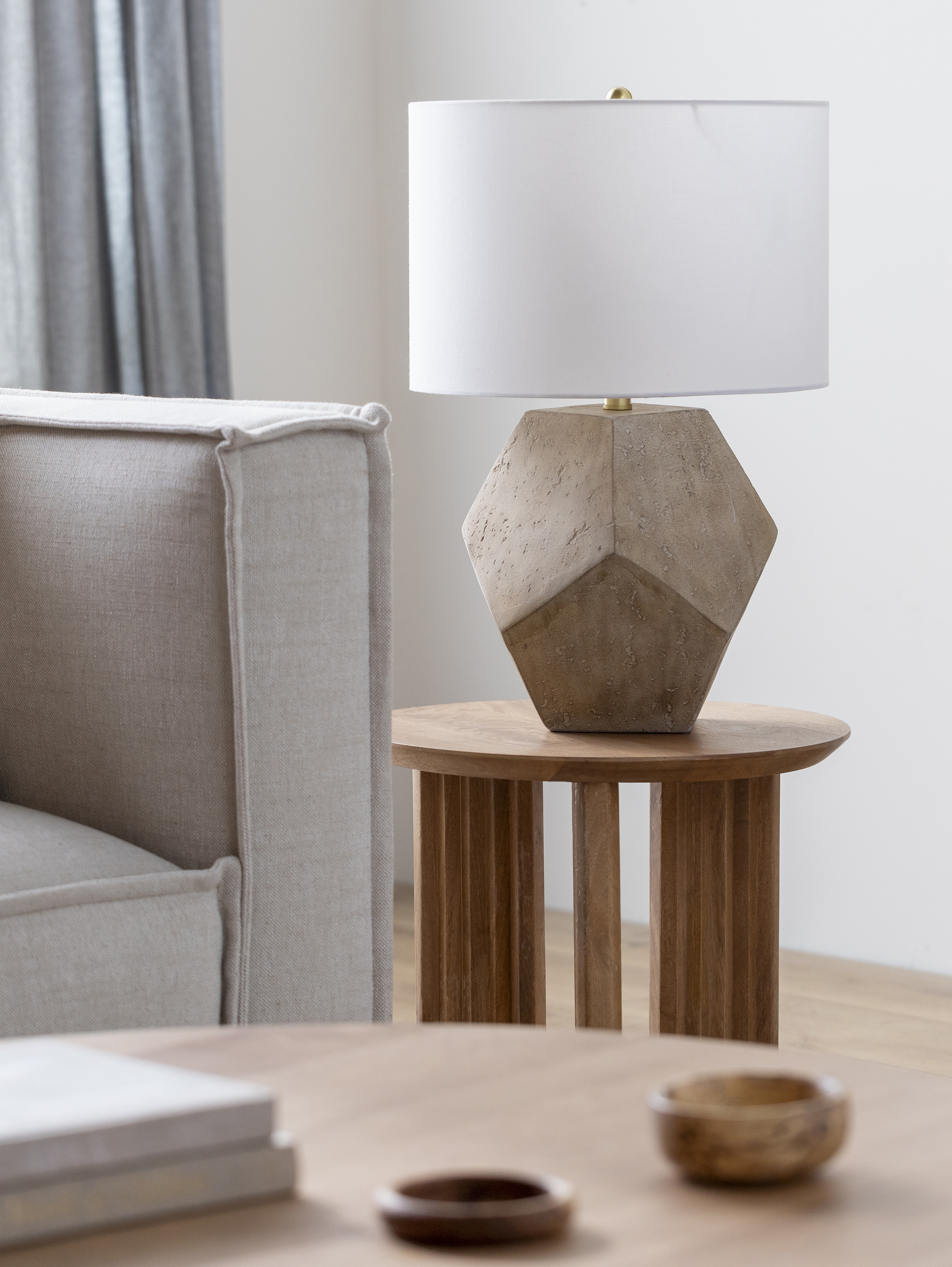 Terranova  Antiqued 24"H x 15"W x 15"D Accent Table Lamp - Image 1