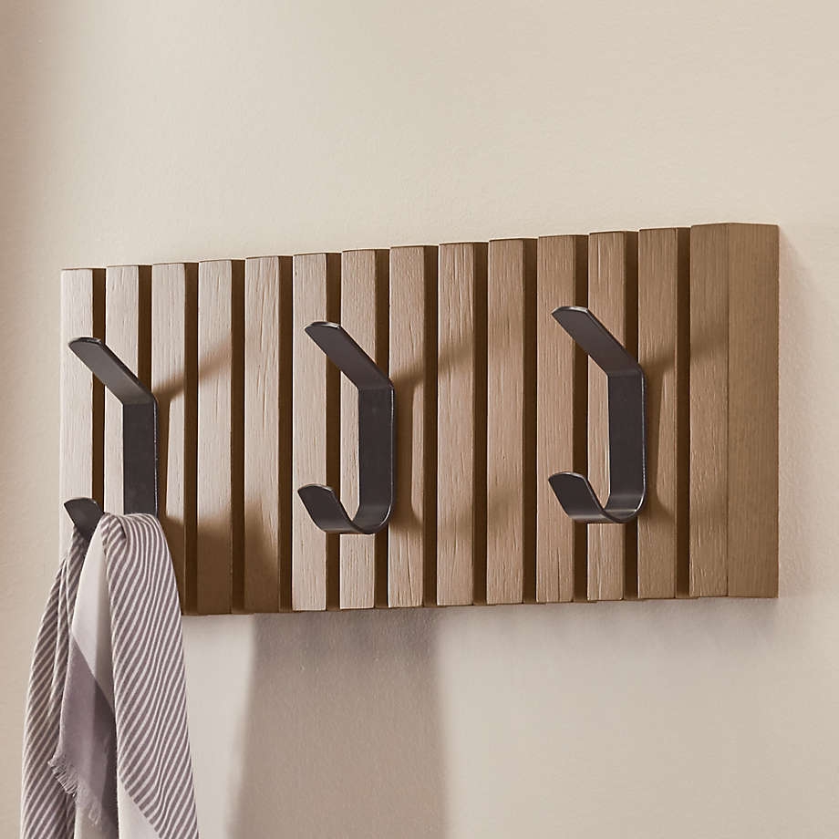 Batten Black Metal Coat Hook - Image 3