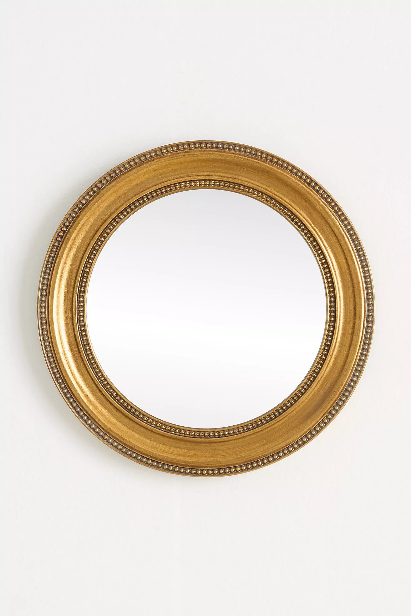 The Gleaming Louie Beaded Round Gallery Wall Mirror - Image 0