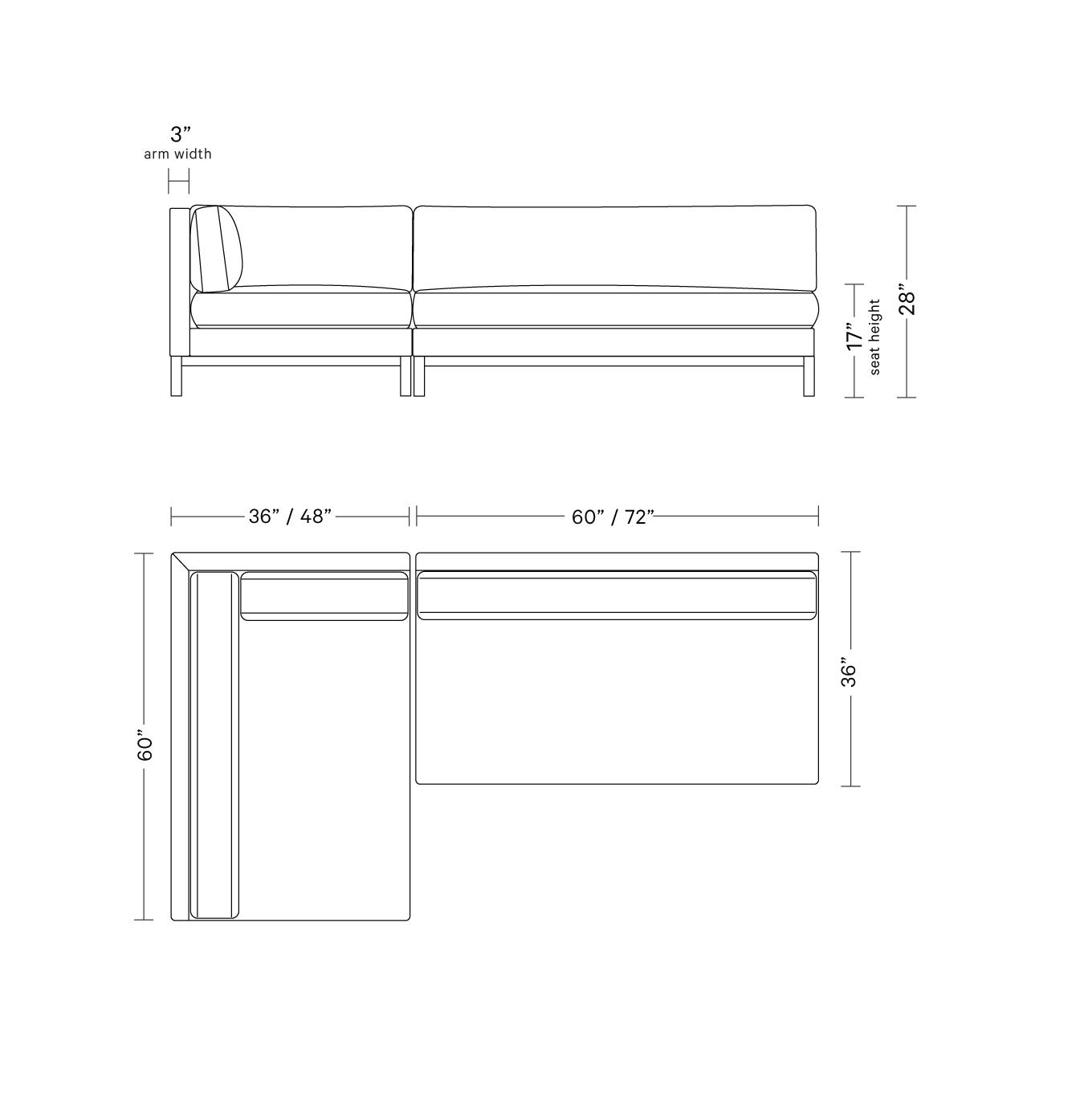 Jasper Outdoor Left Chaise Sectional - Image 1