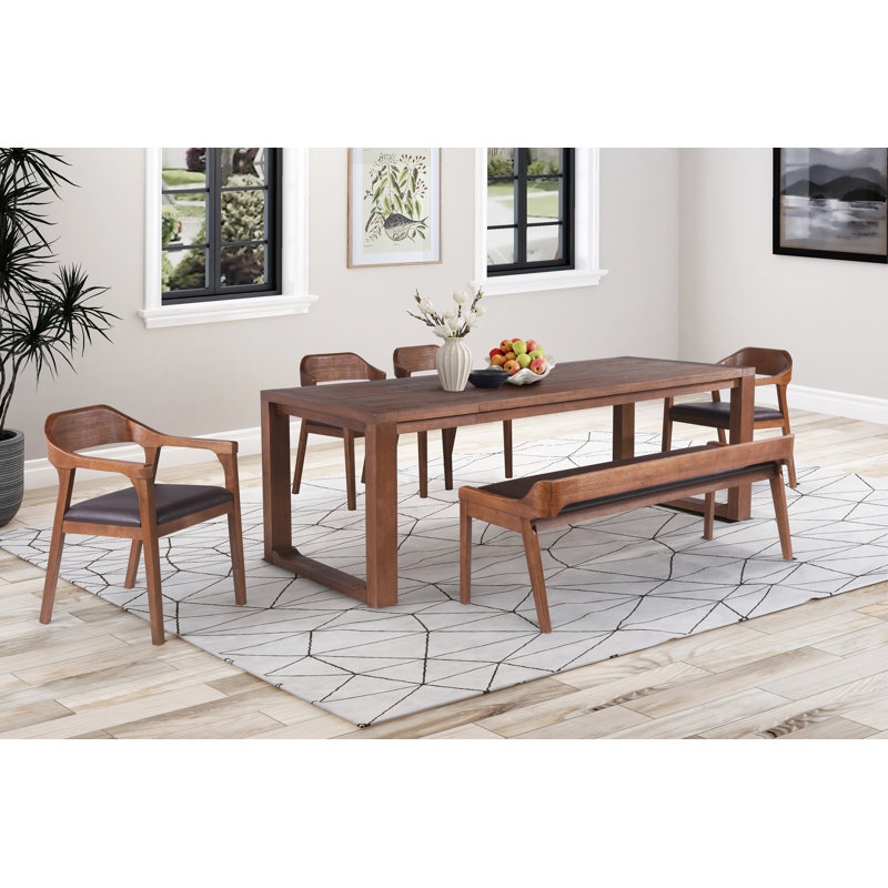 Bourgoin Drop Leaf Solid Wood Dining Table - Image 2