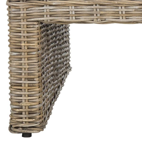 Persis Wicker Coffee Table - Natural - Safavieh - Image 1