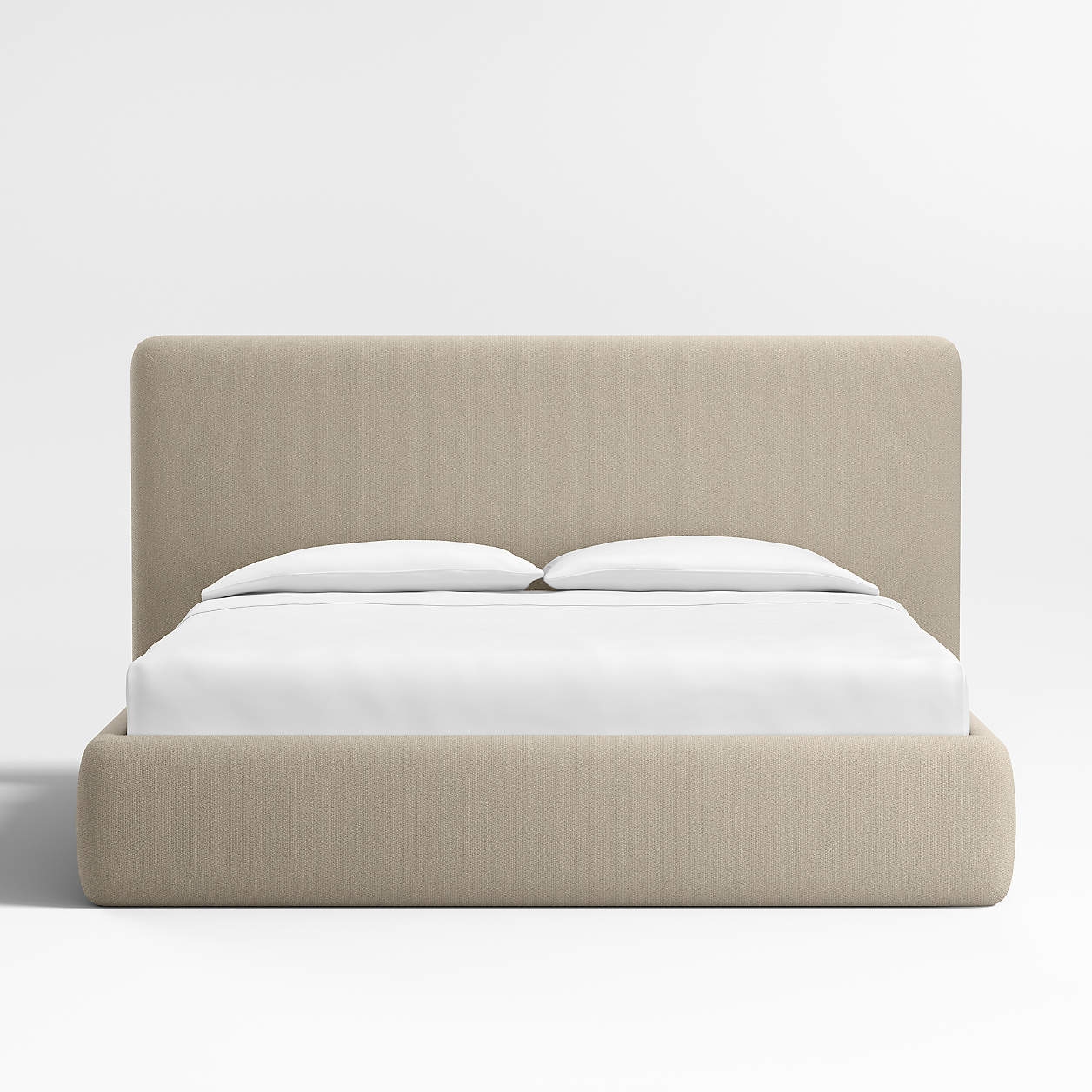 Anneli Taupe Upholstered King Bed - Image 0