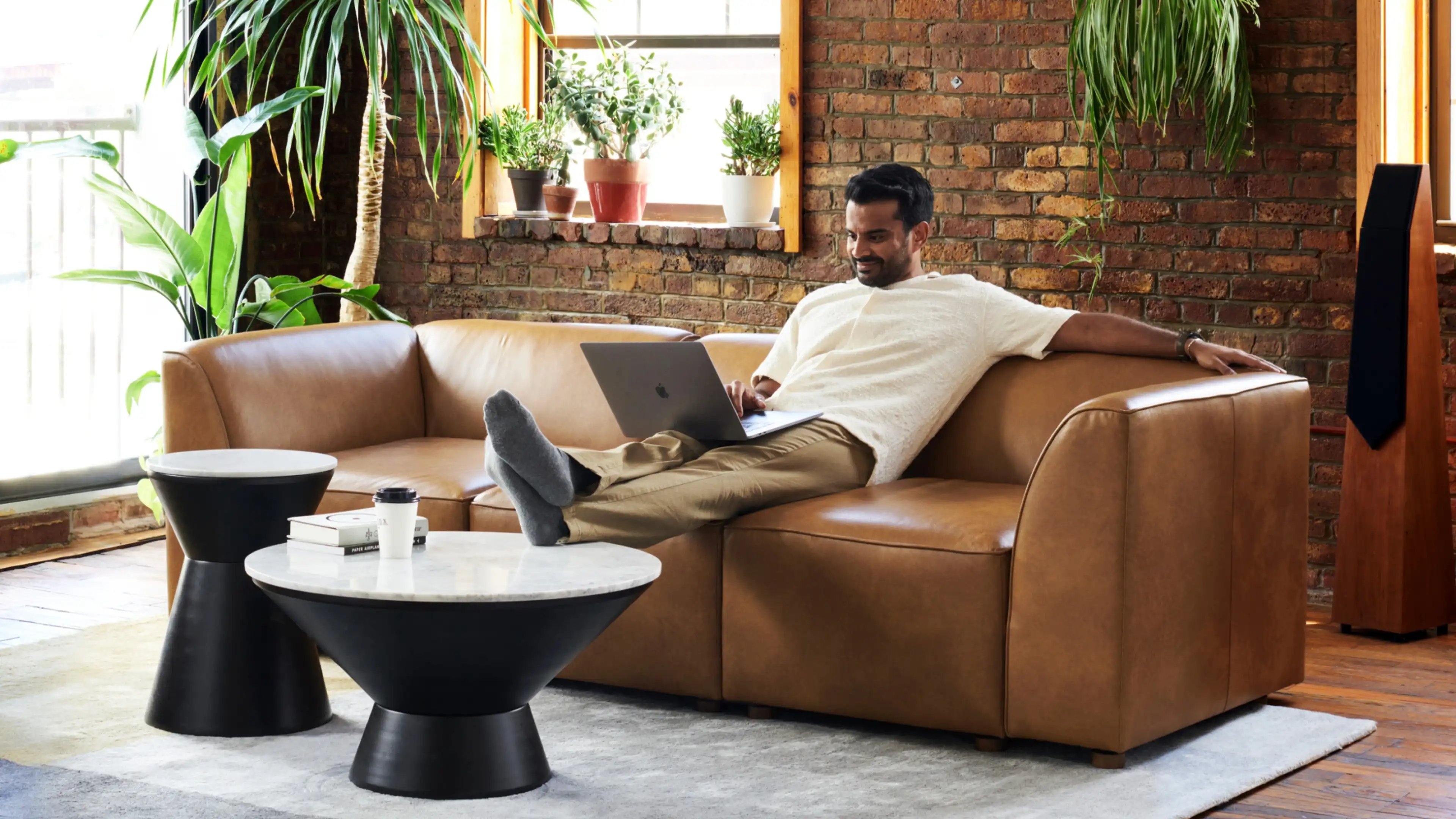 Burrow Mambo 7-Piece Sectional Sofa, Leg Finish: WalnutLegs - Image 4