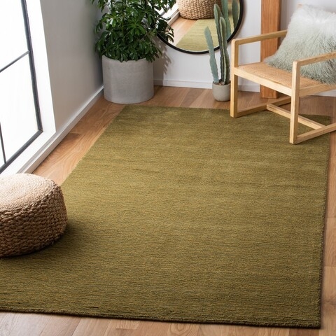 Arlo Home Hand Loomed Area Rug, HIM311C, Green,  8' X 10' - Image 3
