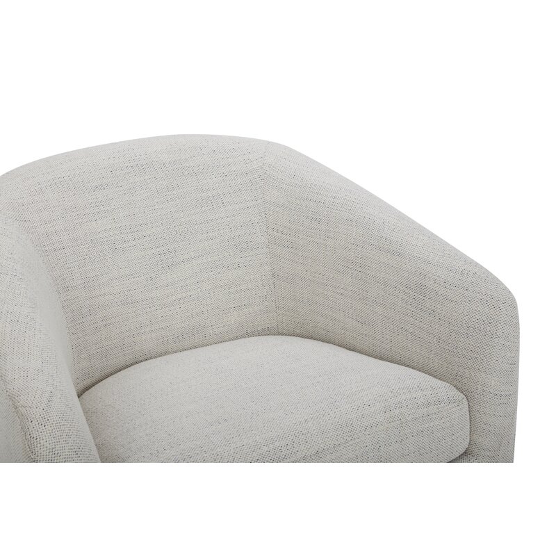 Bennett 31" Wide Polyester Swivel Barrel Chair - Image 4