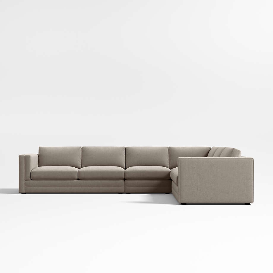Lakeview Upholstered 4-Piece Corner Sectional Sofa - Image 0