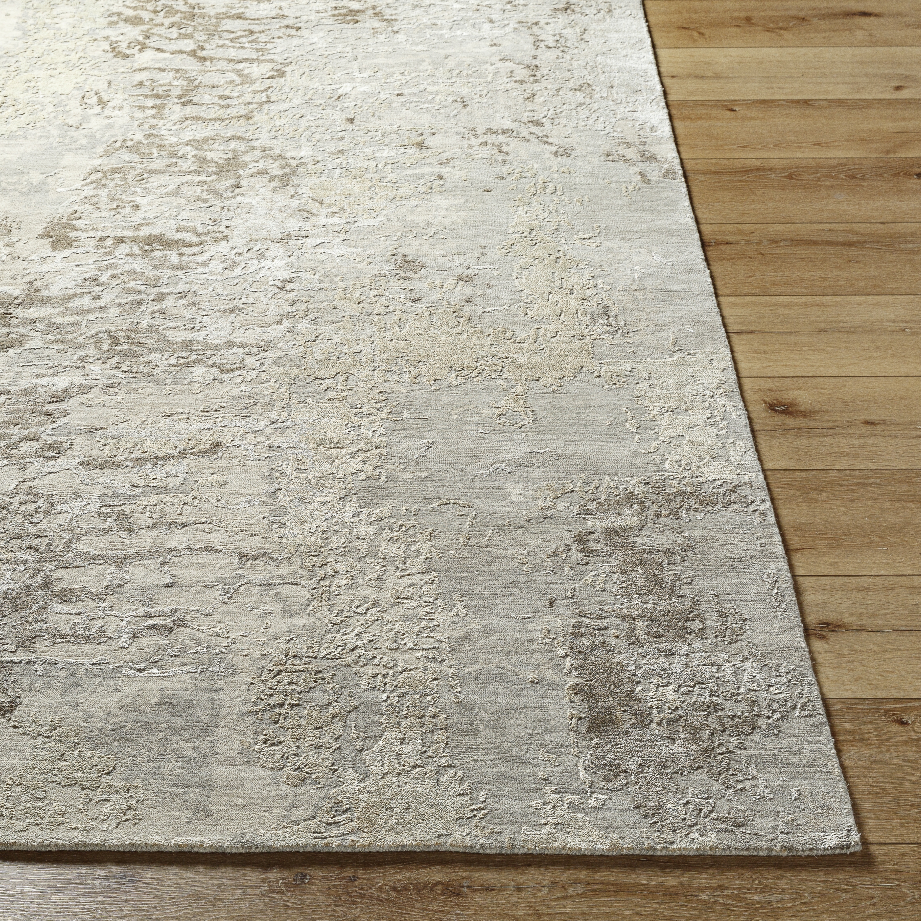 Abbey Beige Indoor 9' x 12' Handmade Rug - Image 2