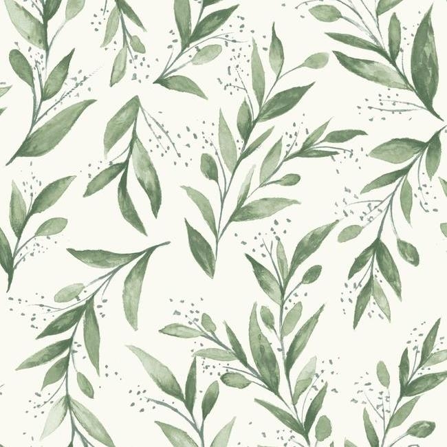 Olive Branch Premium Peel + Stick Wallpaper - Image 0