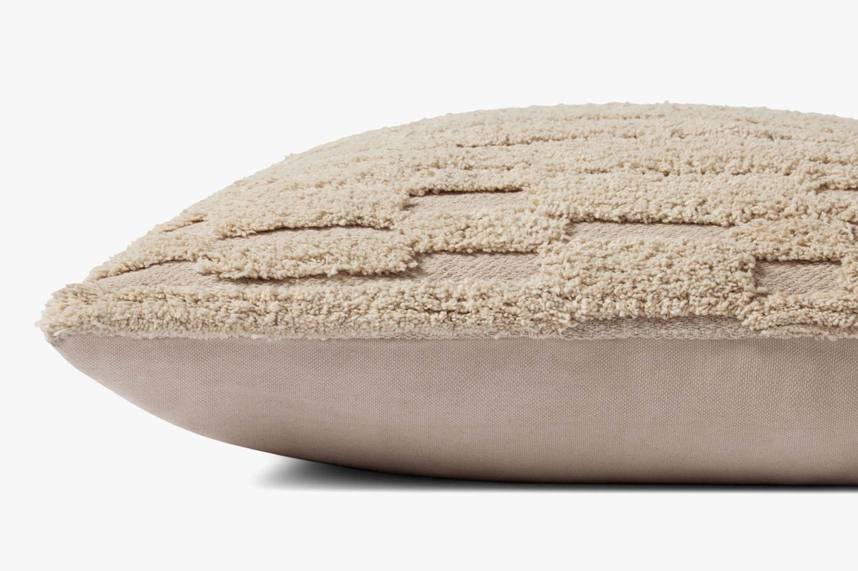 PJB0042 Natural, 22" x 22", Cover with Poly Fill - Image 1