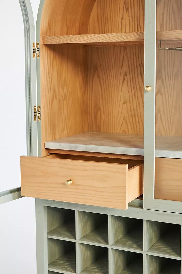 Fern Bar Cabinet By Anthropologie in Green - Image 2