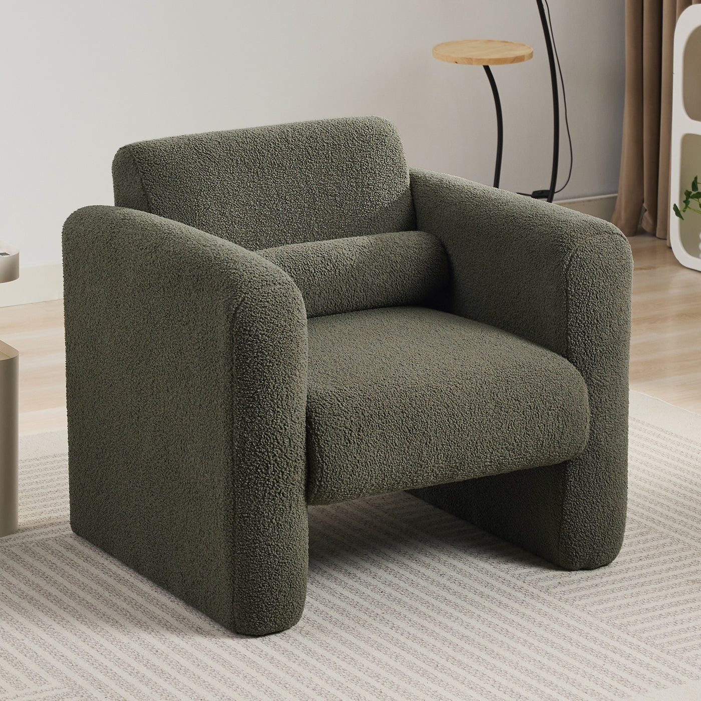 Contour & Co. | Sherpa Modern Cloud Accent Chair - Image 1