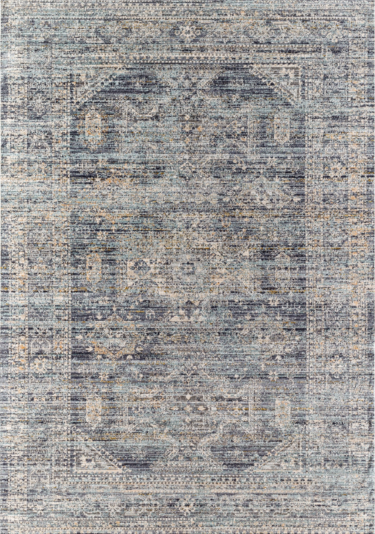 Margaret Gray Outdoor 7'10" x 10' Machine Woven Rug - Image 0