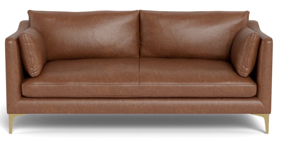 Caitlin Leather Sofa by The Everygirl® - Image 0