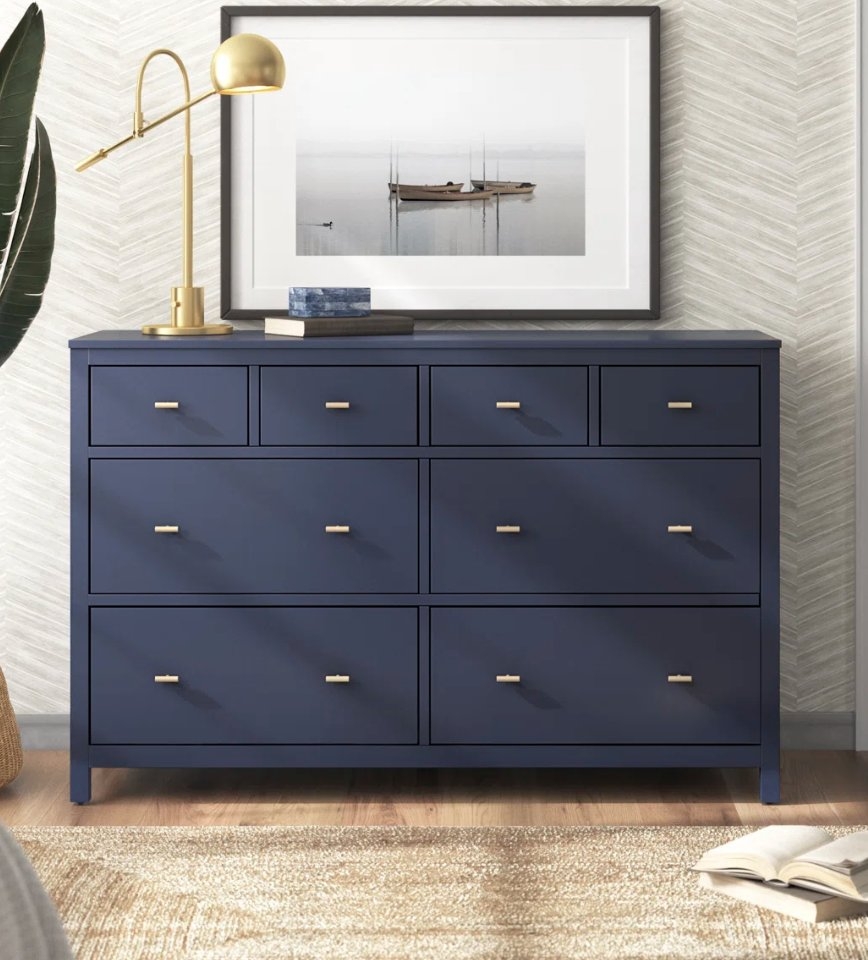 Bevers 8 Drawer Double Dresser - Image 0