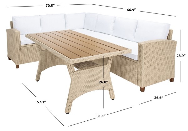 Jovita 3pc Corner Set - Image 2