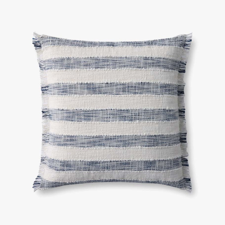 Loloi Not Named Blue / Ivory 22'' x 22'' Cover Only - Image 0