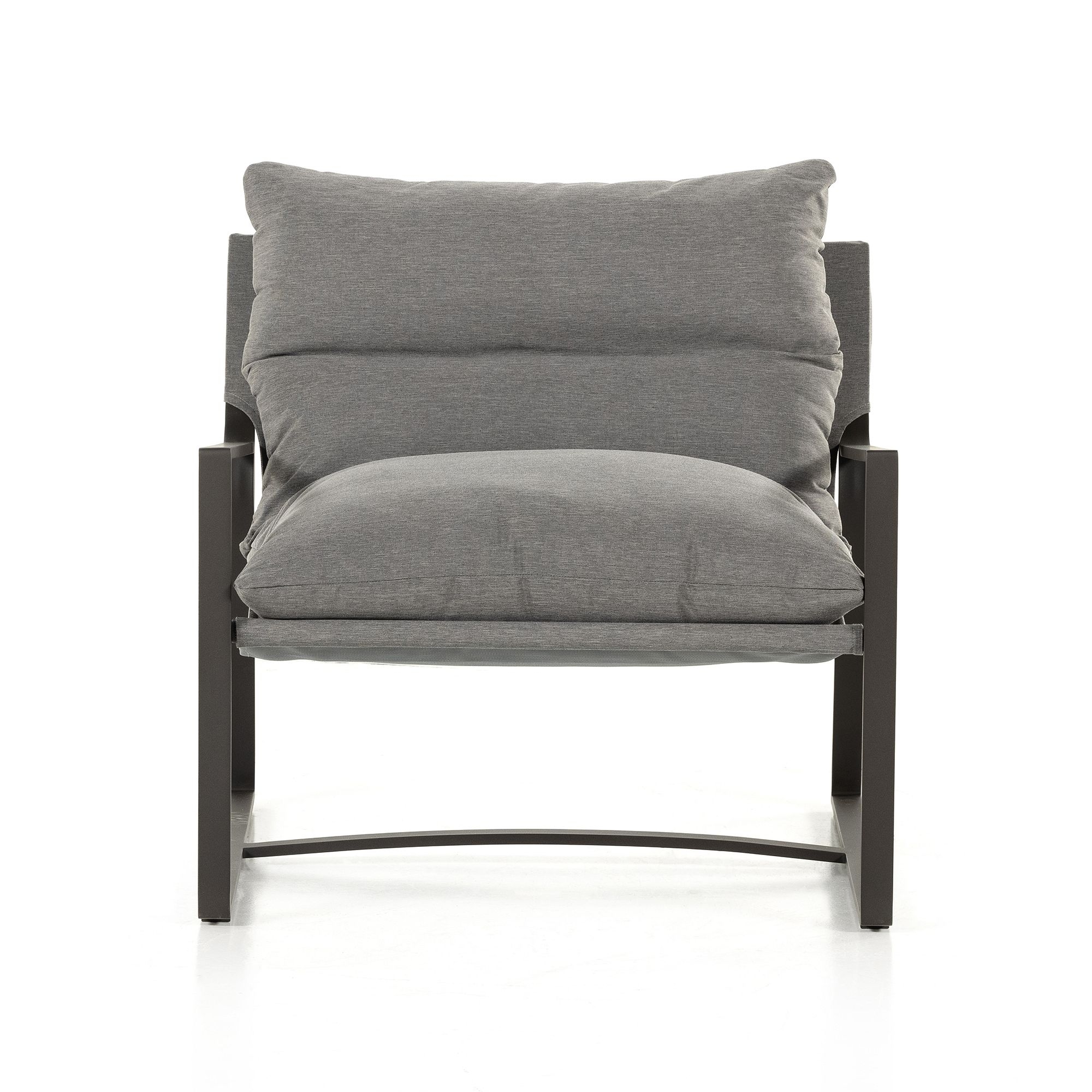 Avon Outdoor Sling Chair, Charcoal - Image 3