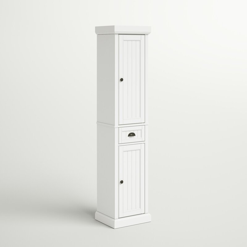 Arjae Freestanding Linen Cabinet - Image 0