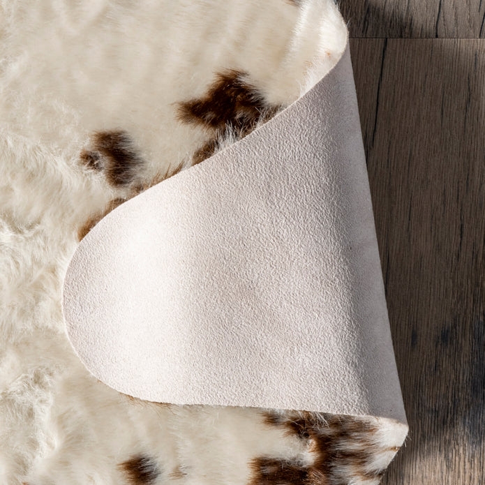 Faux Cowhide Washable Area Rug - Image 5
