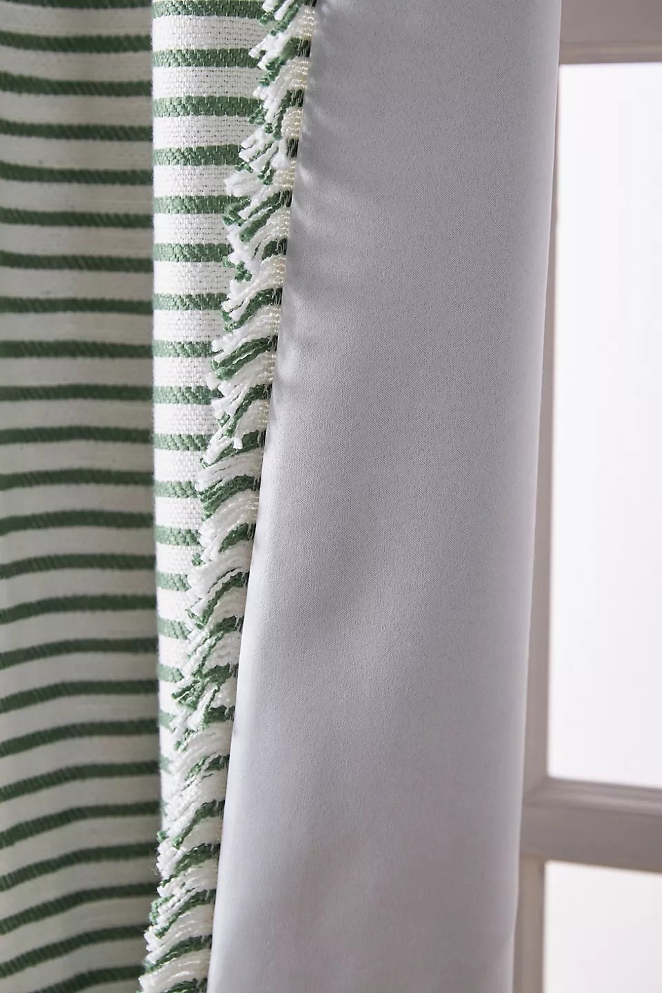 Luxe Linen Blend Woven Blackout Curtain - Image 1