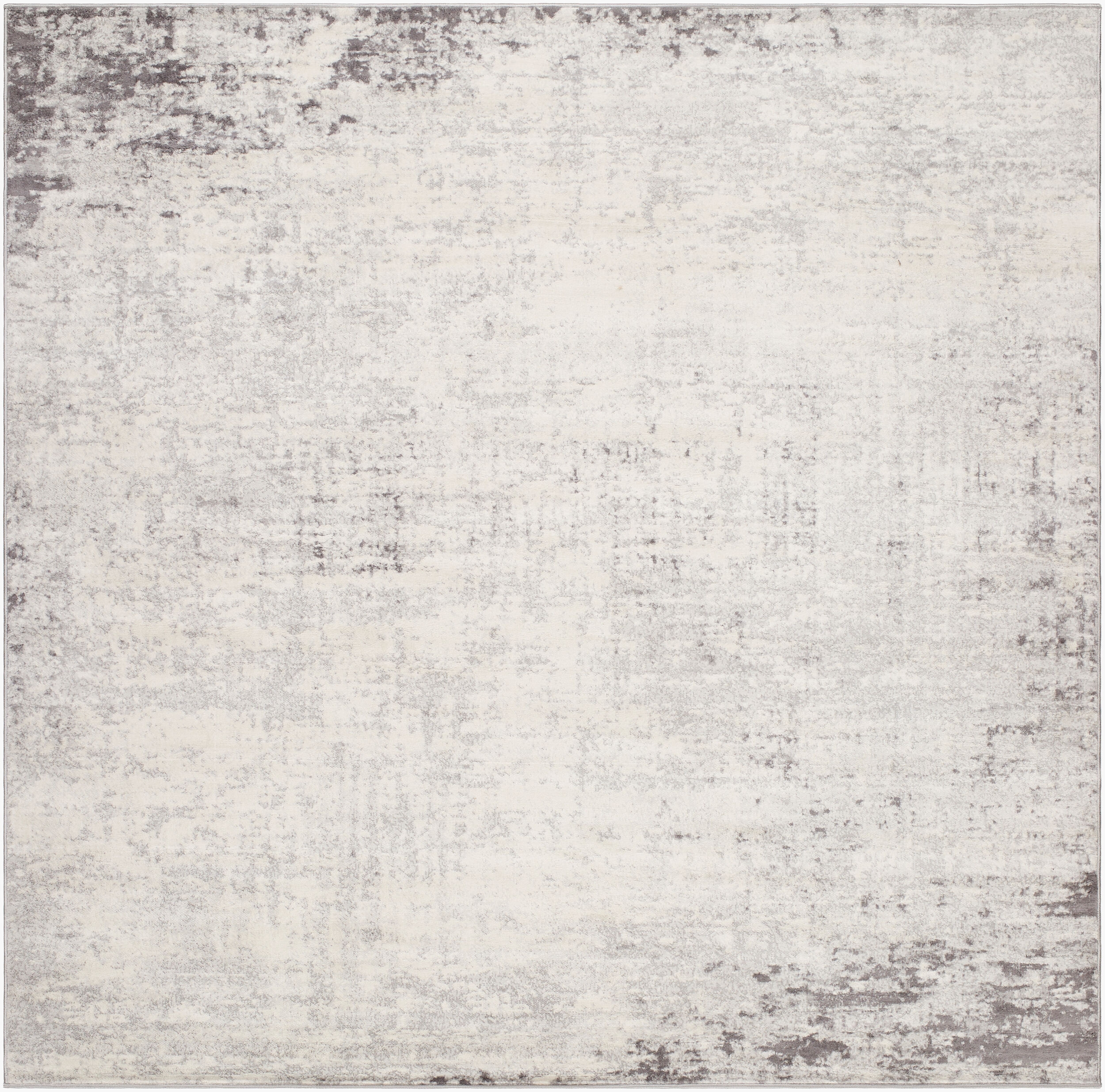 Roma Beige Indoor 6'7" x 6'7" Machine Woven Rug - Image 0