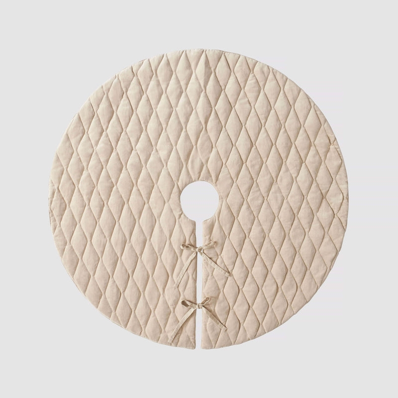 The Citizenry Naveta Velvet Tree Skirt | Ivory - Image 0