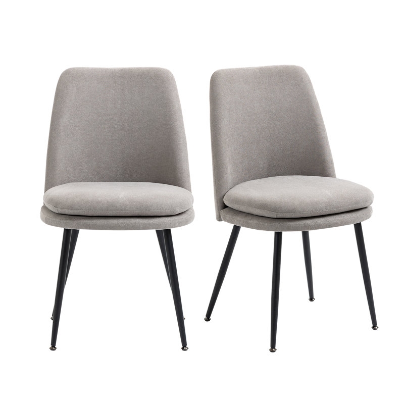 Edward Upholstered Side Chair Set of 2 - Image 0