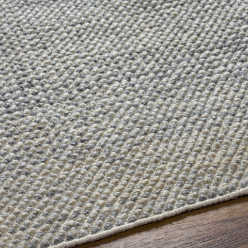 Reika Gray Indoor 9' x 12' Handmade Rug - Image 3