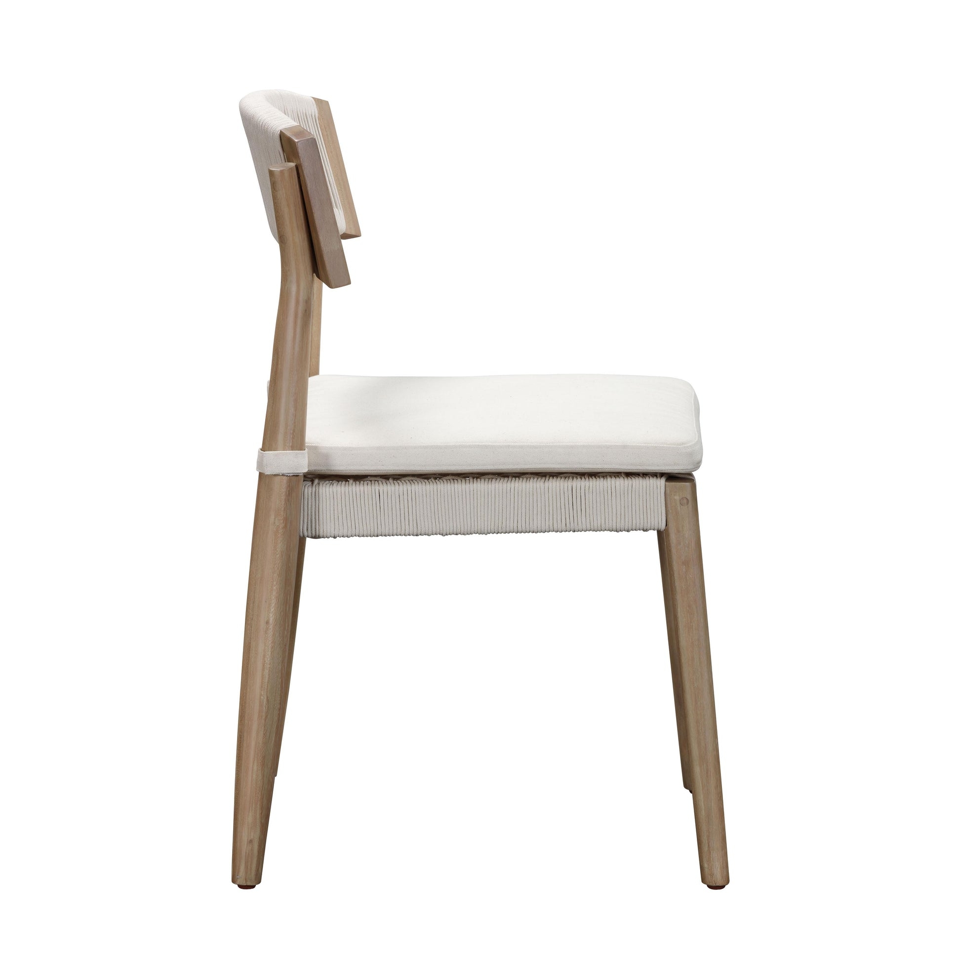 Gata Cream Outdoor Dining Chair - Set of 2 - Image 5
