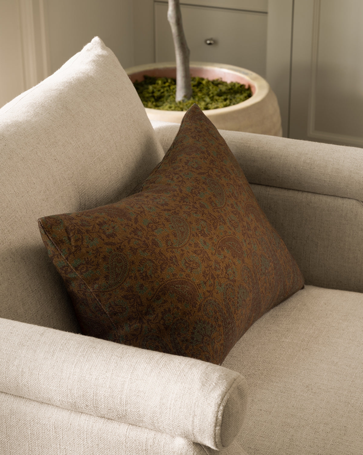 Rosette Pillow Cover - Image 1