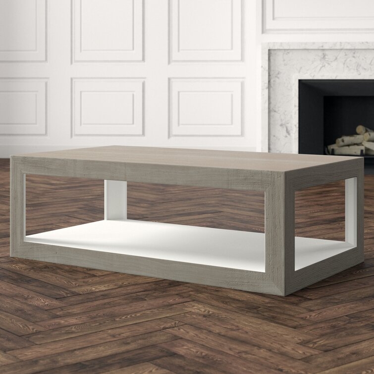 Bernhardt Oldham Floor Shelf Coffee Table with Storage - Image 2