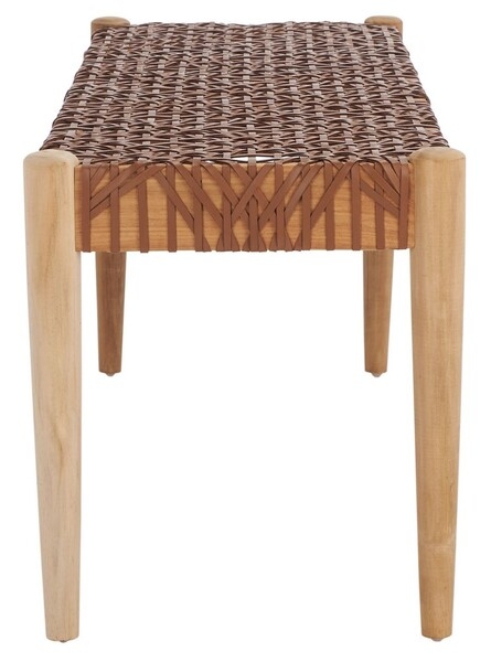 Bandelier Bench - Light Honey / Natural - Safavieh - Image 3