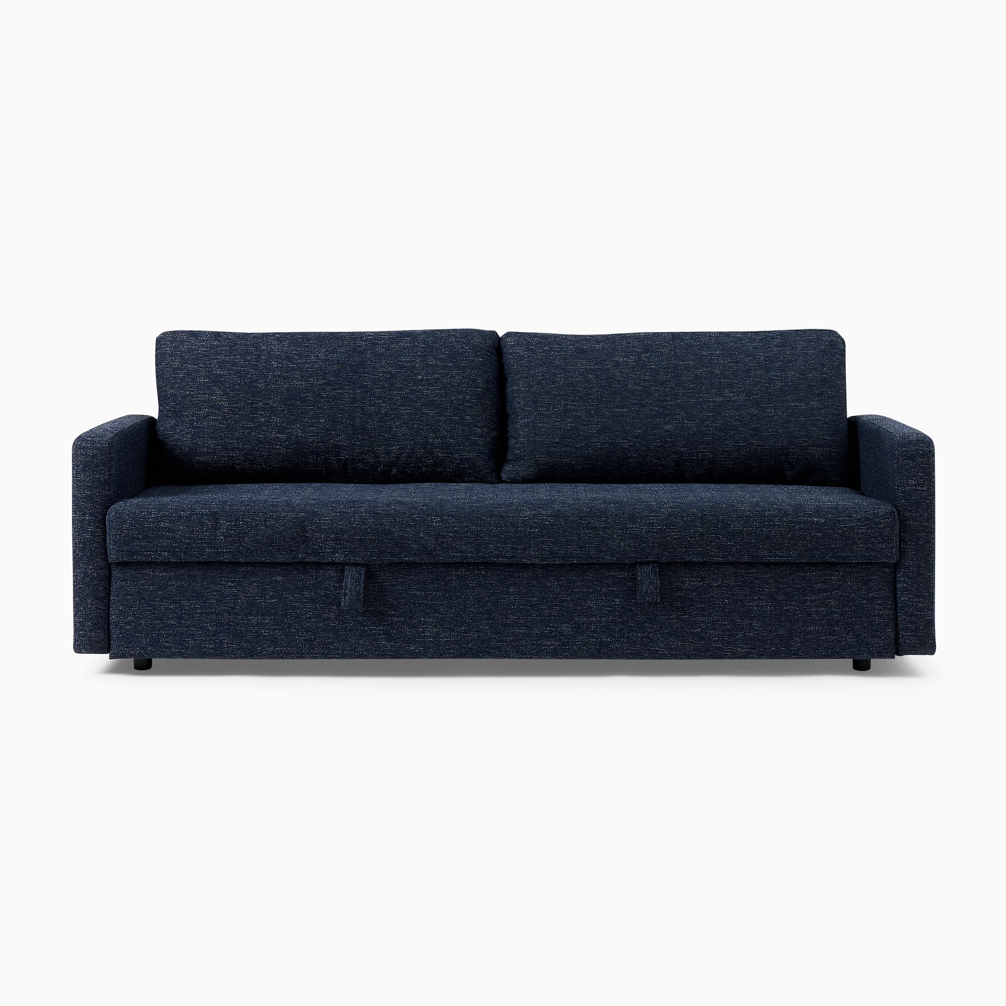 Thornton Sleeper Sofa, Deco Weave, Midnight, Concealed Supports - Image 0