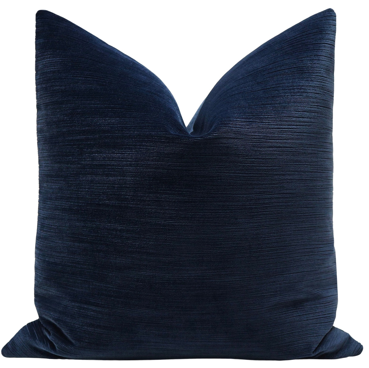 STRIE VELVET // NAVY BLUE - 24" X 24" - Image 0