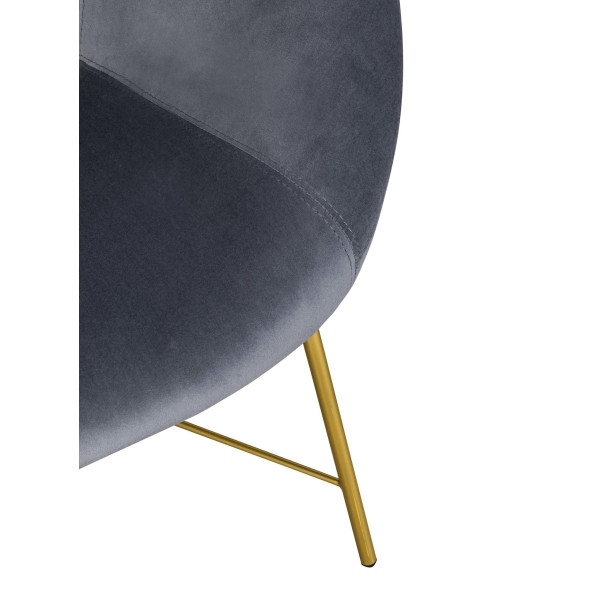 Kamila Morgan Velvet Chair - Image 1