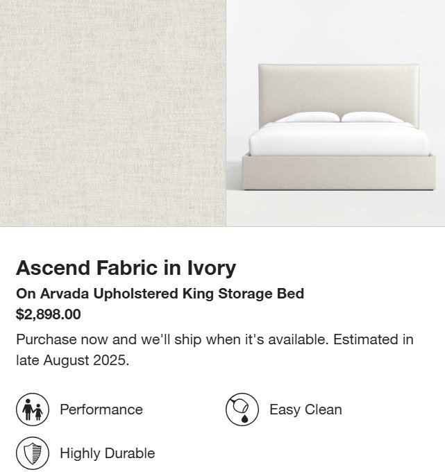 Arvada Upholstered King Storage Bed - Image 2