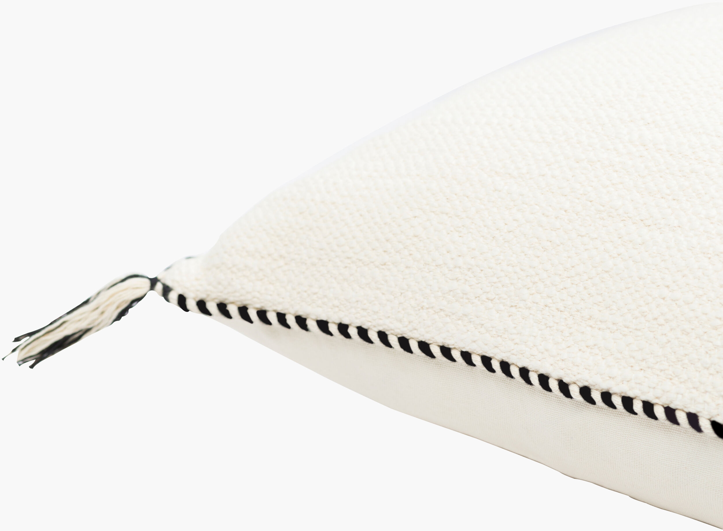 Braided Bisa BBA-001 14"L x 22"W Polyester Filled Pillow - Image 1