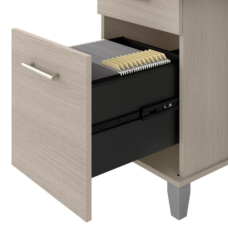 Anousha Height Adjustable L-Shape Desk - Image 2