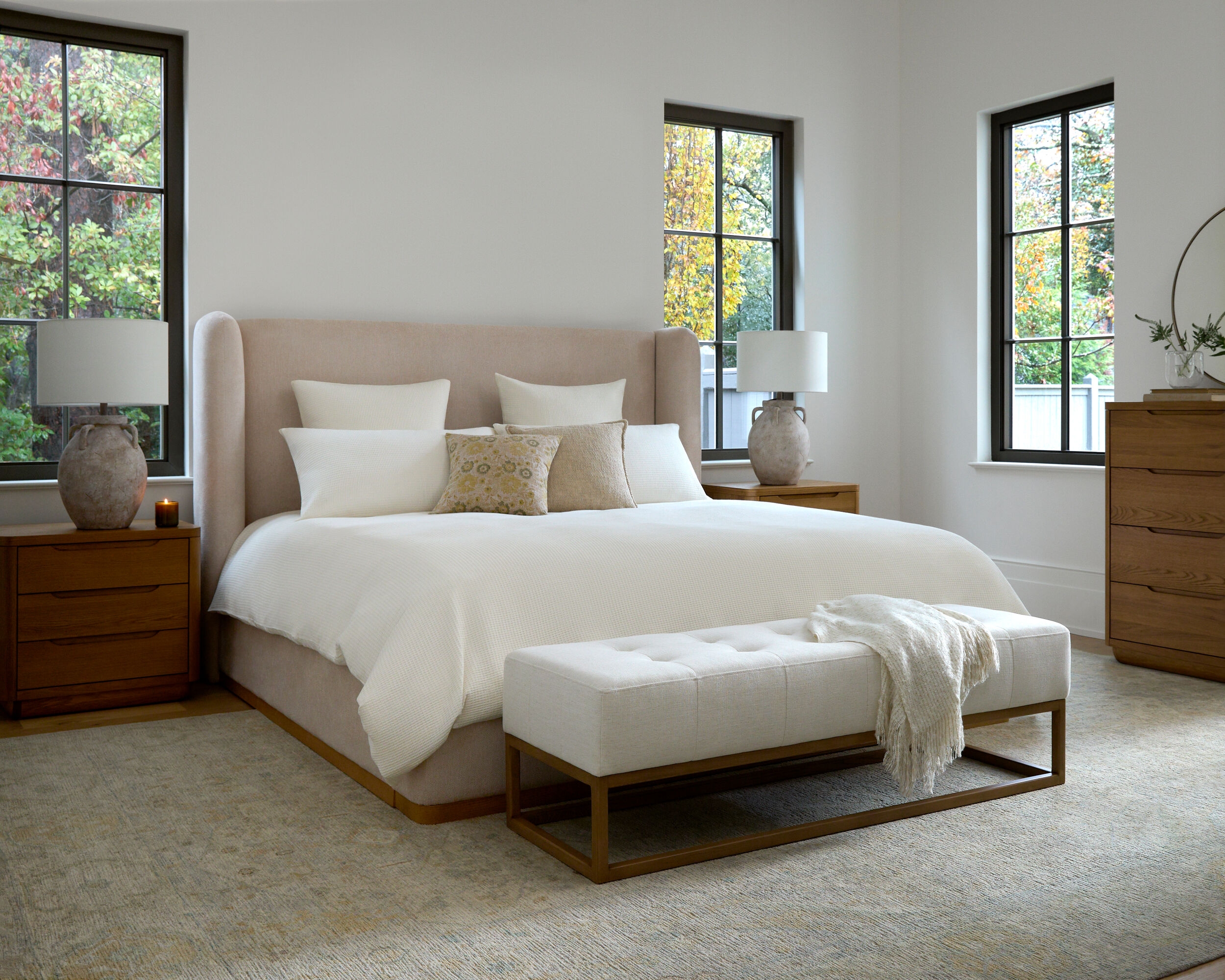 Waffle Bedding, King/CA King - Image 1