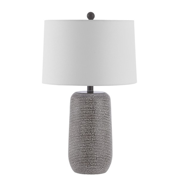Celvin 26" Table Lamp - Grey/White - Image 1