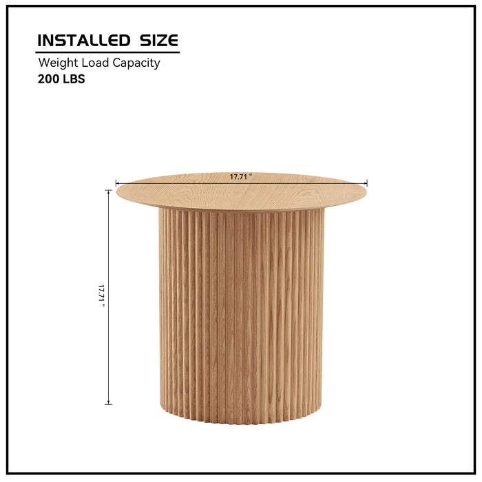 Contour & Co. | Fluted Side Accent Table - Image 3