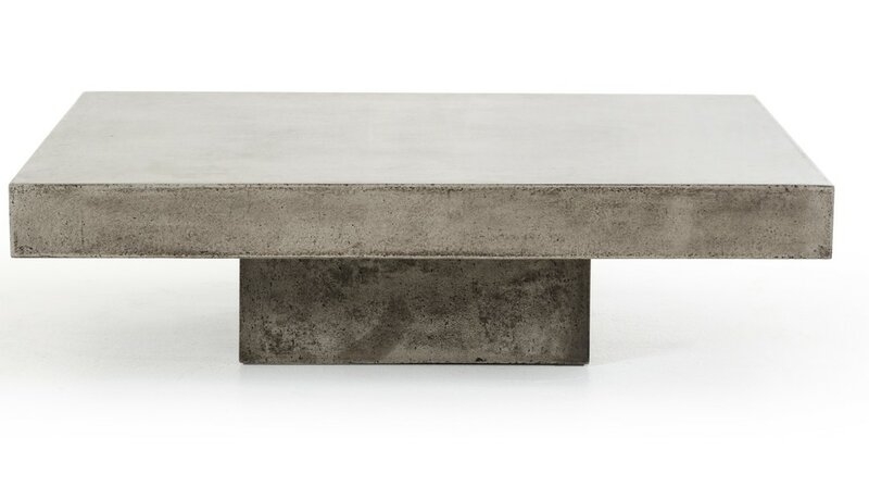 Dove Pedestal Coffee Table - Image 1