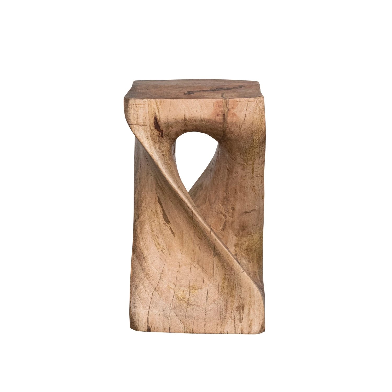 Hand-Carved Mango Wood Table (Each One Will Vary) - Image 2