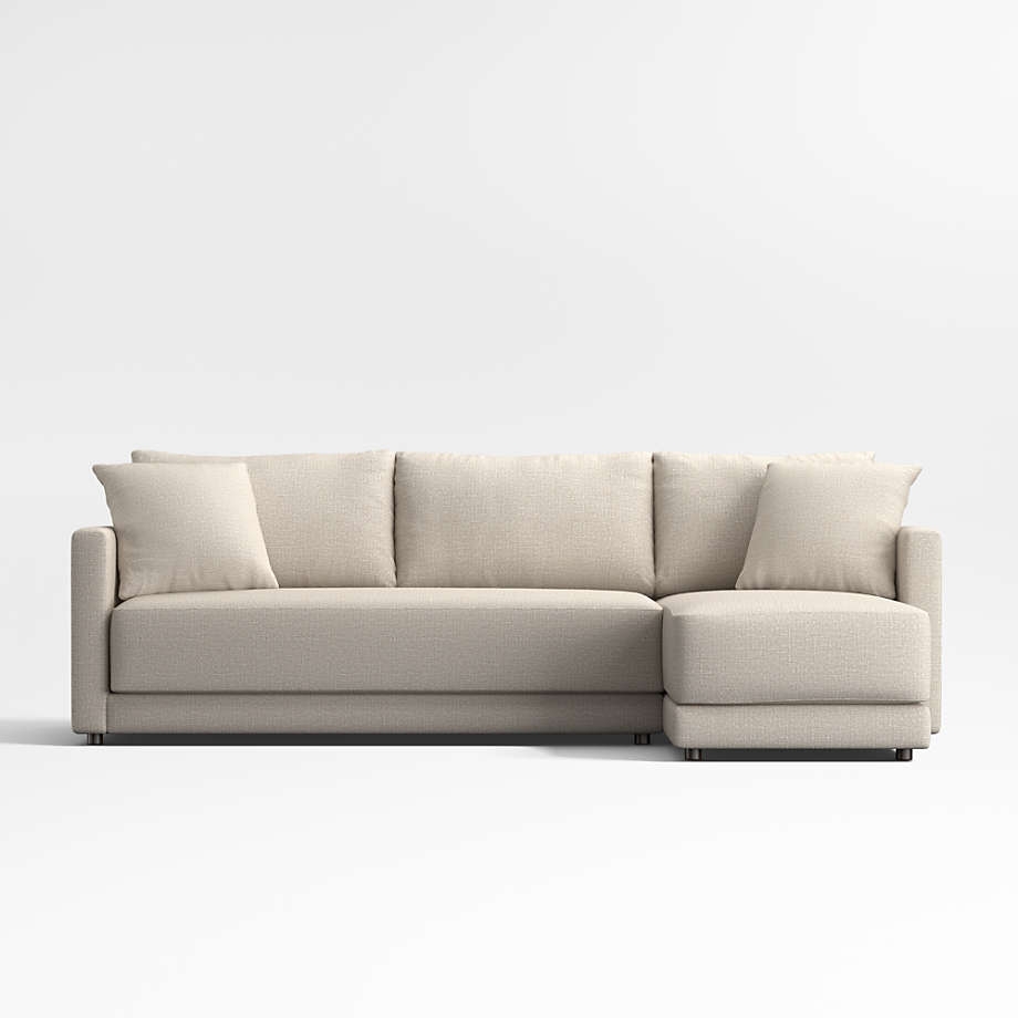 Gather 2-Piece Chaise Apartment Bench Sectional - Image 0