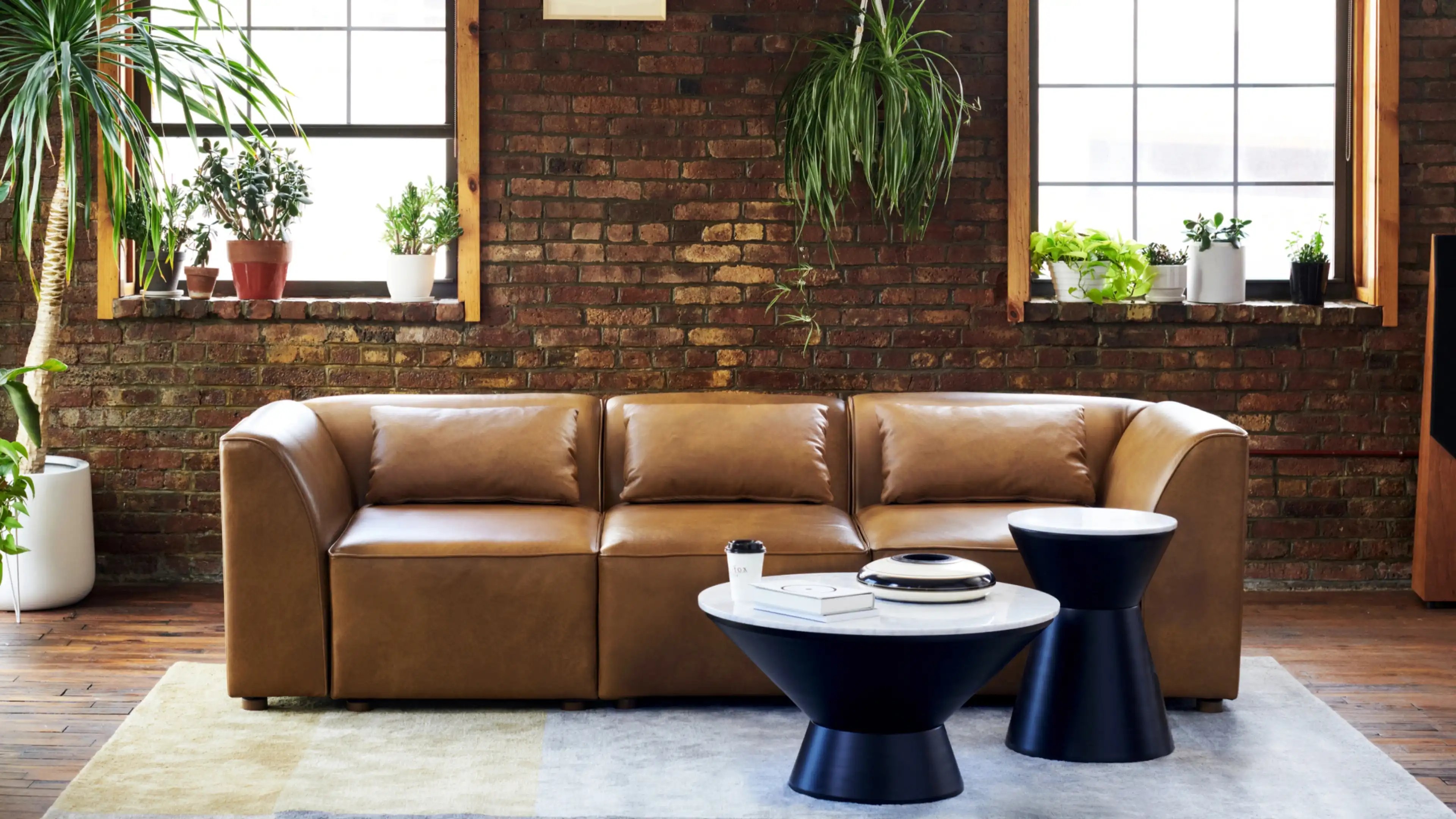 Burrow Mambo 7-Piece Sectional Sofa, Leg Finish: WalnutLegs - Image 3