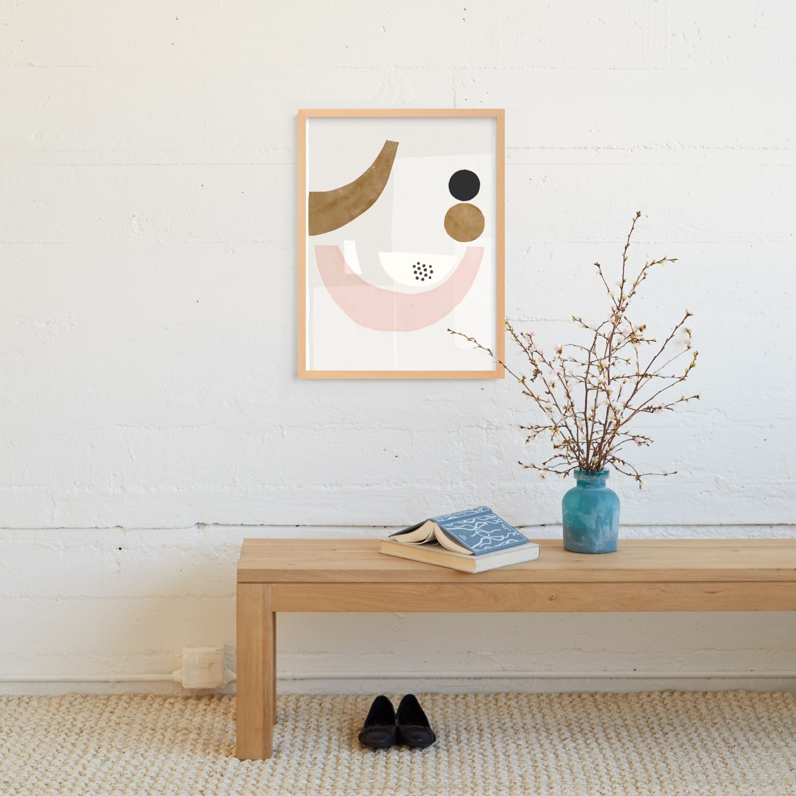 The Balancing 2 Art Print- 18" X 24"- Gilded Wood Frame- Standard Plexi & Materials- White Border - Image 1