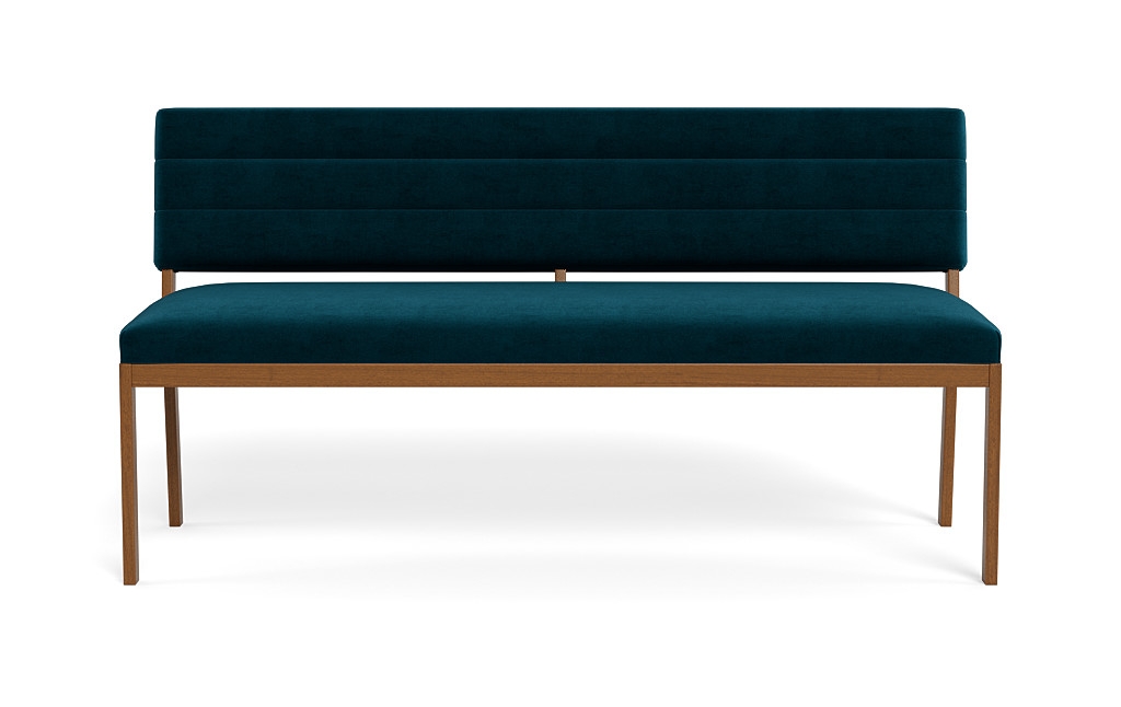 Nora Wood Framed Upholstered Bench - Image 0