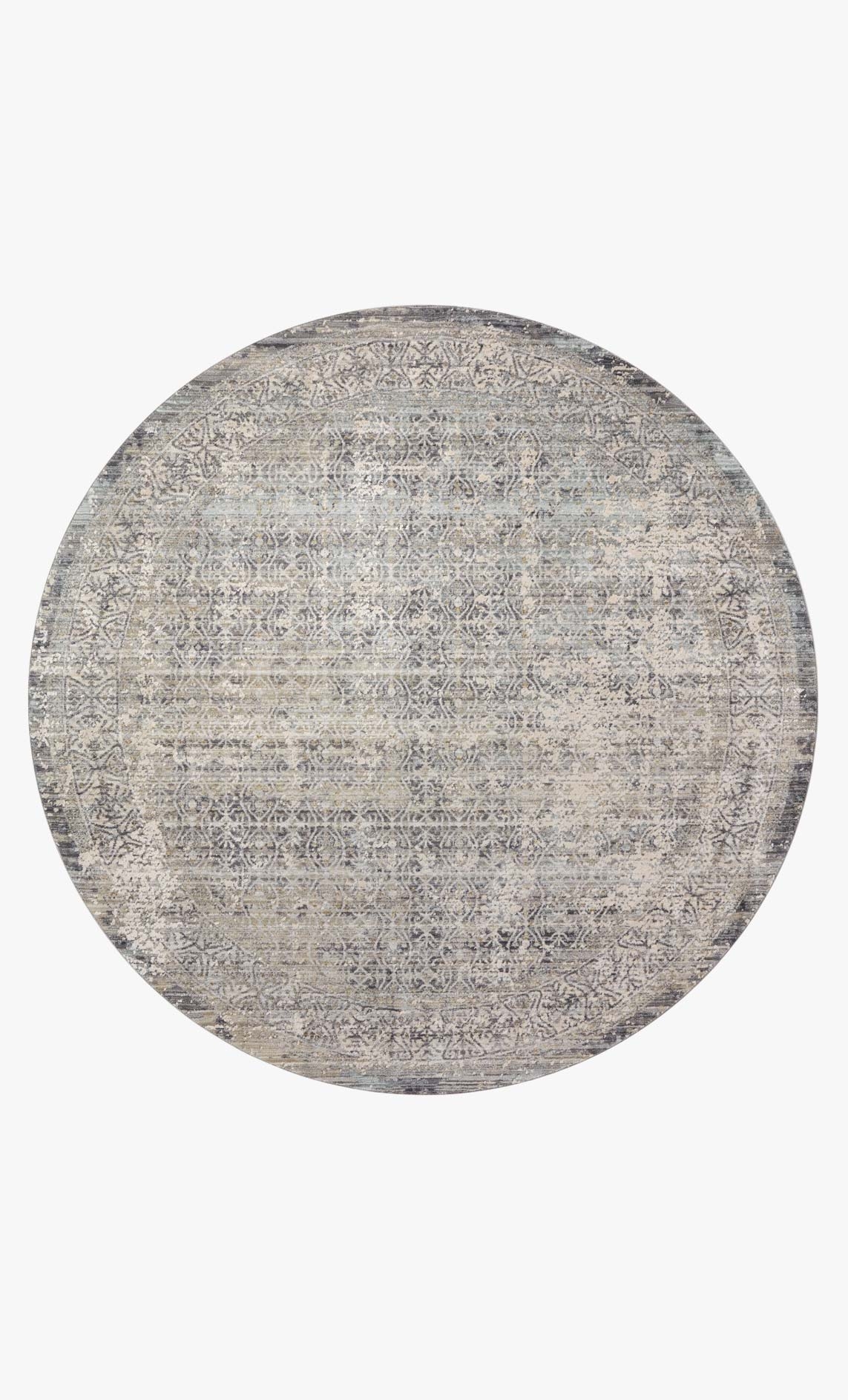 ALE-04 Sky / Stone 5'-3" x 5'-3" Round - Image 0