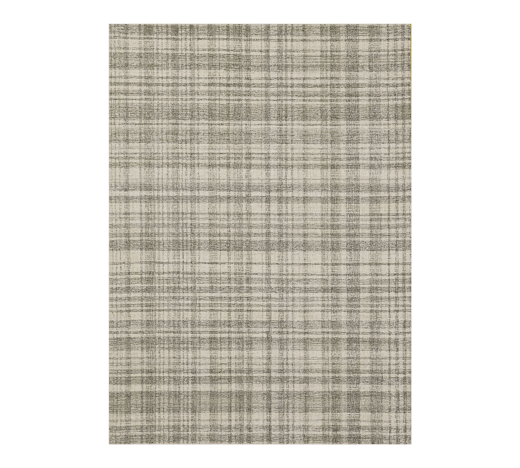 Aya Hand Tufted Wool Rug, 7'6" x 9'6", Gray - Image 0